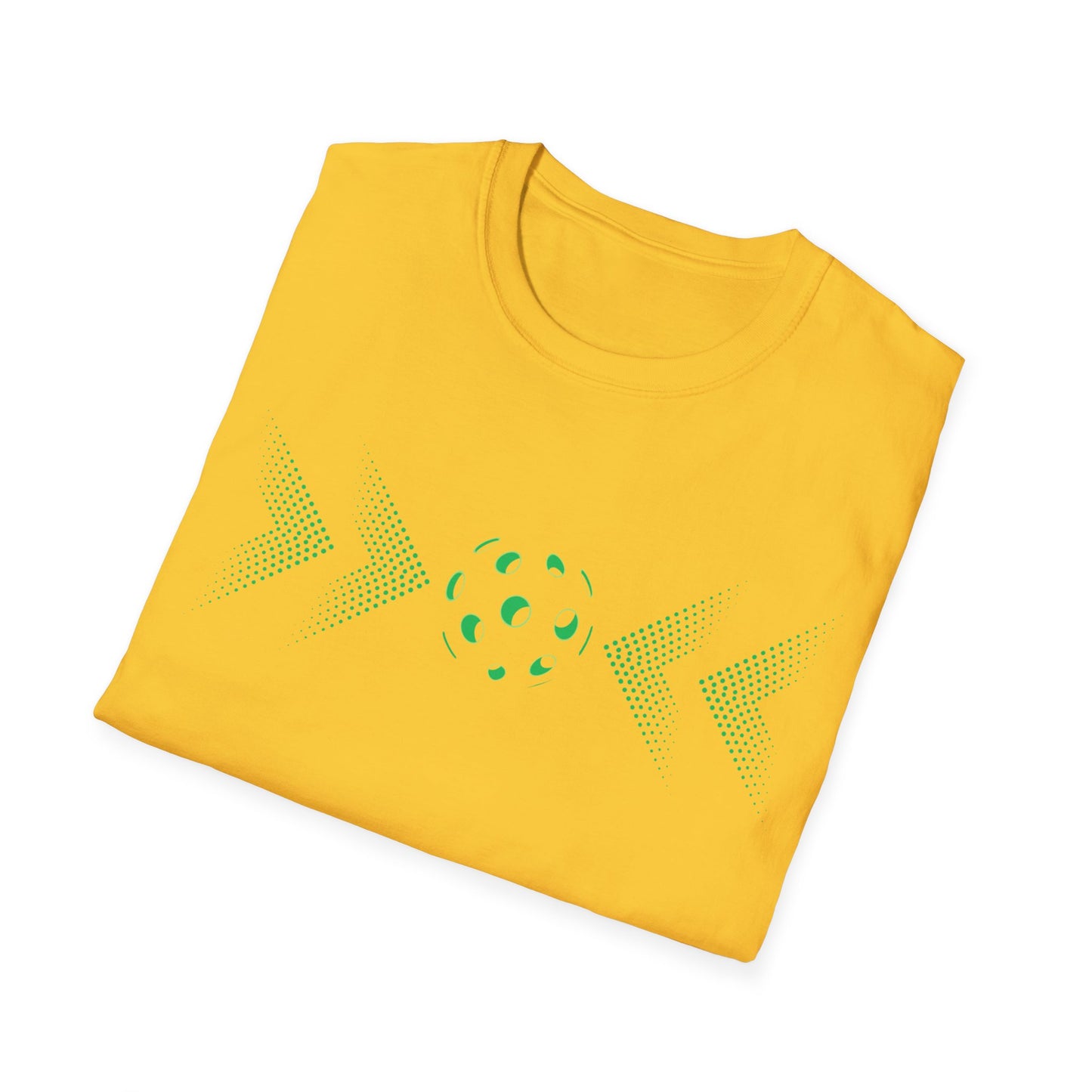 Minimalist Pickleball T-Shirt on or off the court-Unisex style and extra softness for ease wear-gift or court apparel-green image