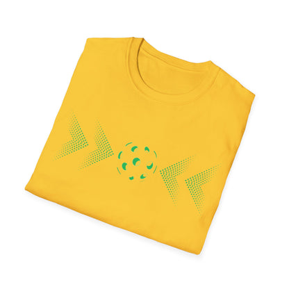 Minimalist Pickleball T-Shirt on or off the court-Unisex style and extra softness for ease wear-gift or court apparel-green image