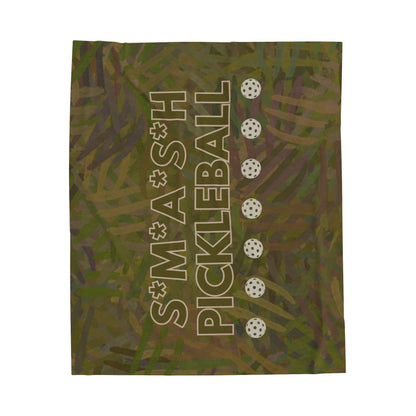Plush Blanket - Pickleball Design, Small to Extra Large sizes - Gift for Home | Smash pickleball style