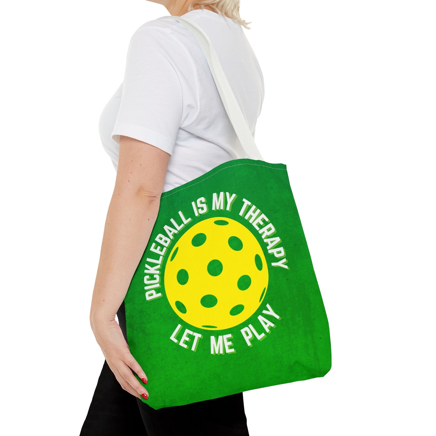 Pickleball is my Therapy Tote Bag - Pickleball player bag for courts shopping tote bag