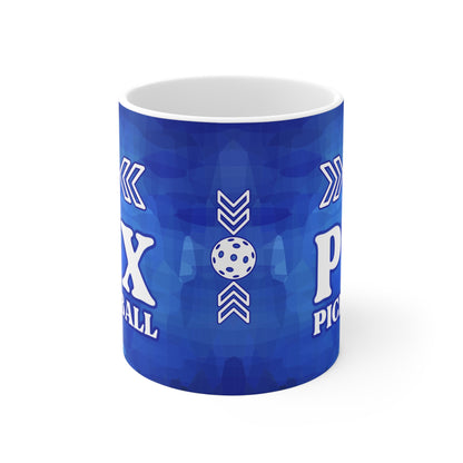 PDX Pickleball Coffee Blue Mug - Portland Oregon coffee mug cup pickleballer