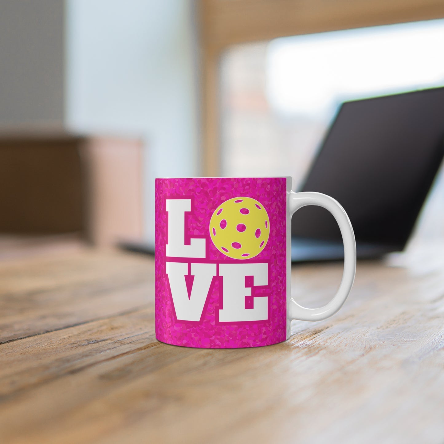 Love Pickleball Mug - Pickleball coffee mug cup for Pickleball players