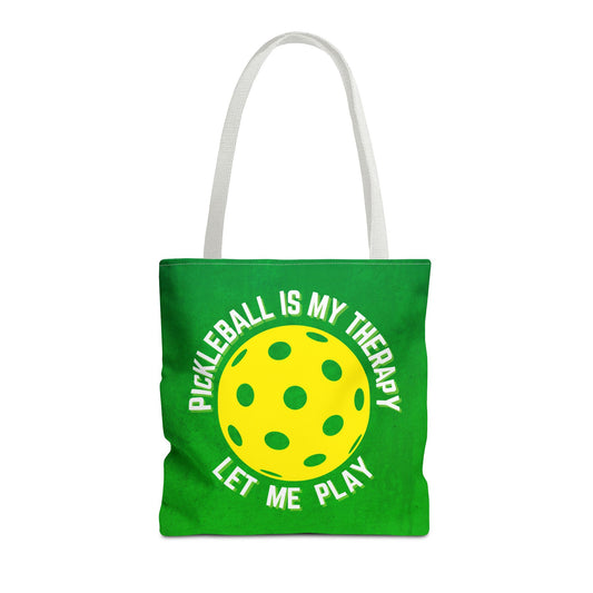 Pickleball is my Therapy Tote Bag - Pickleball player bag for courts shopping tote bag