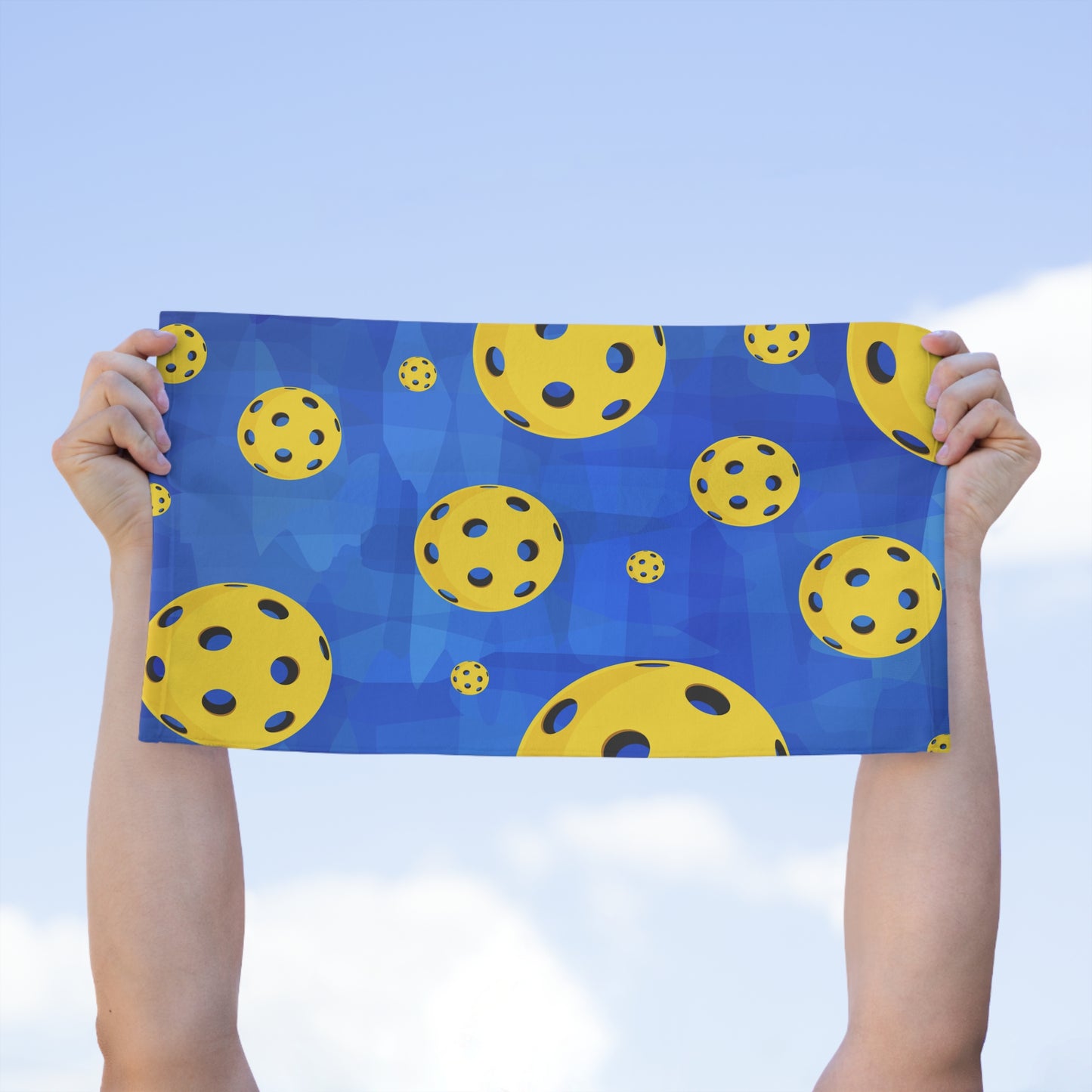 Galaxy Blue Pickleball Rally Towel - courts, kitchen, bathroom towel for Pickleball player