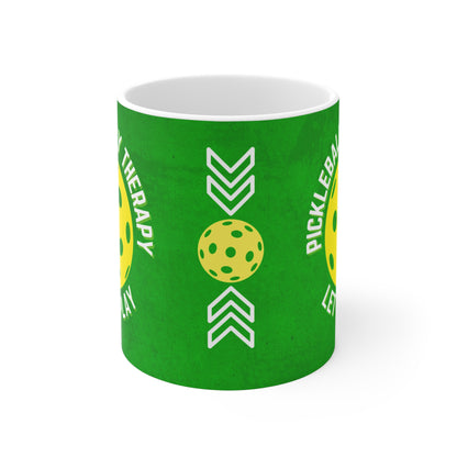 Pickleball is my Therapy Coffee Mug - Pickleball player mug cup for coffee tea