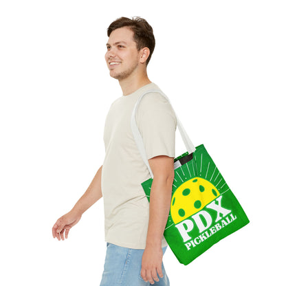 Rising Pickleball PDX Tote Bag - Portland Oregon Pickleball player tote bag shopping