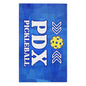 PDX Blue Pickleball Towel - Portland Oregon pickleball player sports rally kitchen bathroom towel
