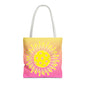 Sunny Pickleball Tote Bag - pickleball player tote bag for shopping travel gift
