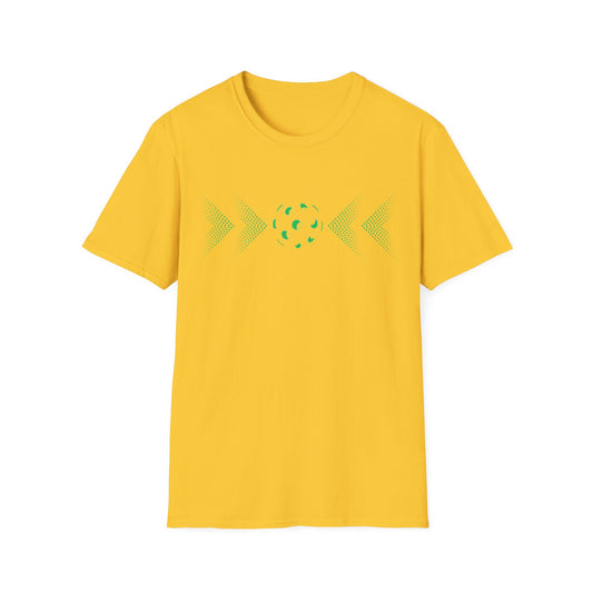 Minimalist Pickleball T-Shirt on or off the court-Unisex style and extra softness for ease wear-gift or court apparel-green image