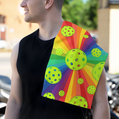 Pride Galaxy Pickleball Rally Towel - courts, kitchen, bathroom towel for Pickleball player