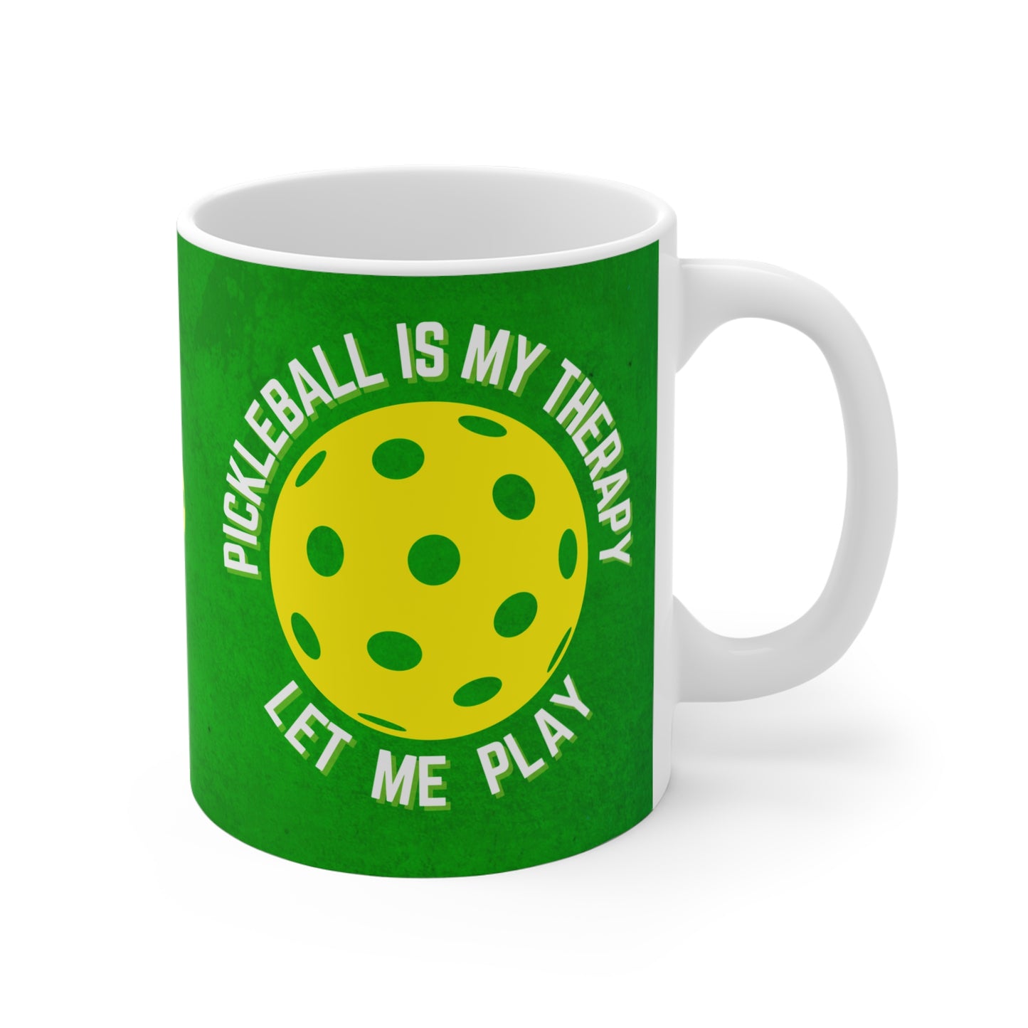 Pickleball is my Therapy Coffee Mug - Pickleball player mug cup for coffee tea