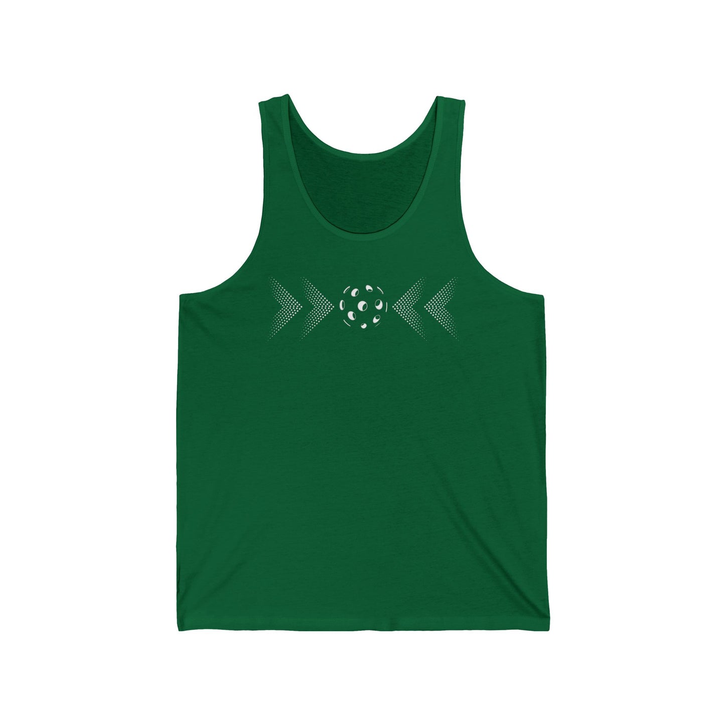 Modern Pickleball Tank Top style - Unisex style to wear on and off the court-gift or court apparel-dark image