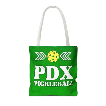 PDX Green Pickleball Tote Bag - Portland Oregon Pickleball gear shopping paddle tote