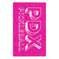 PDX Graphic Pink Pickleball Towel - pickleball player sports rally kitchen bathroom towel Portland oregon