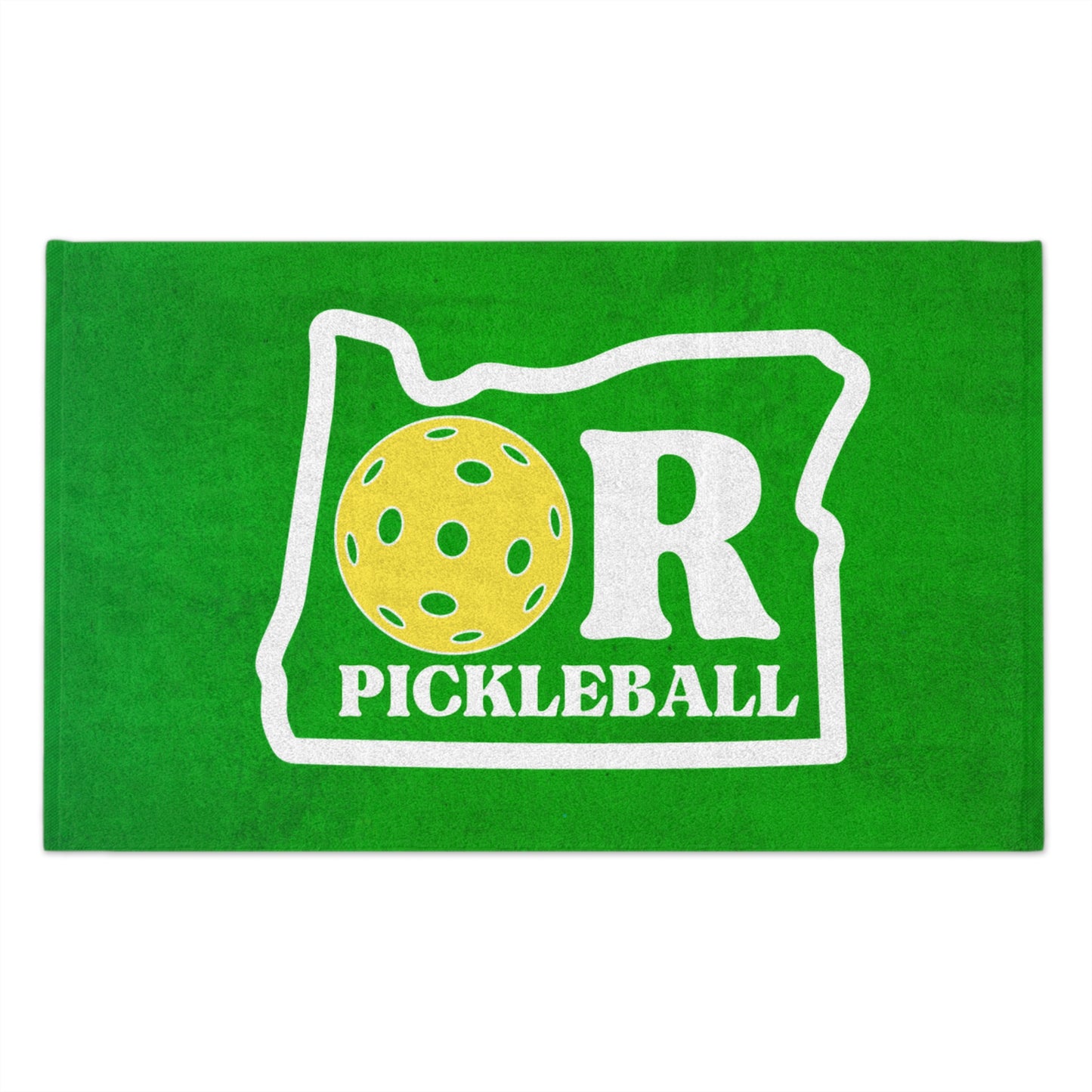 Oregon State green Pickleball Towel - pickleball player sports rally kitchen bathroom towel Portland PDX