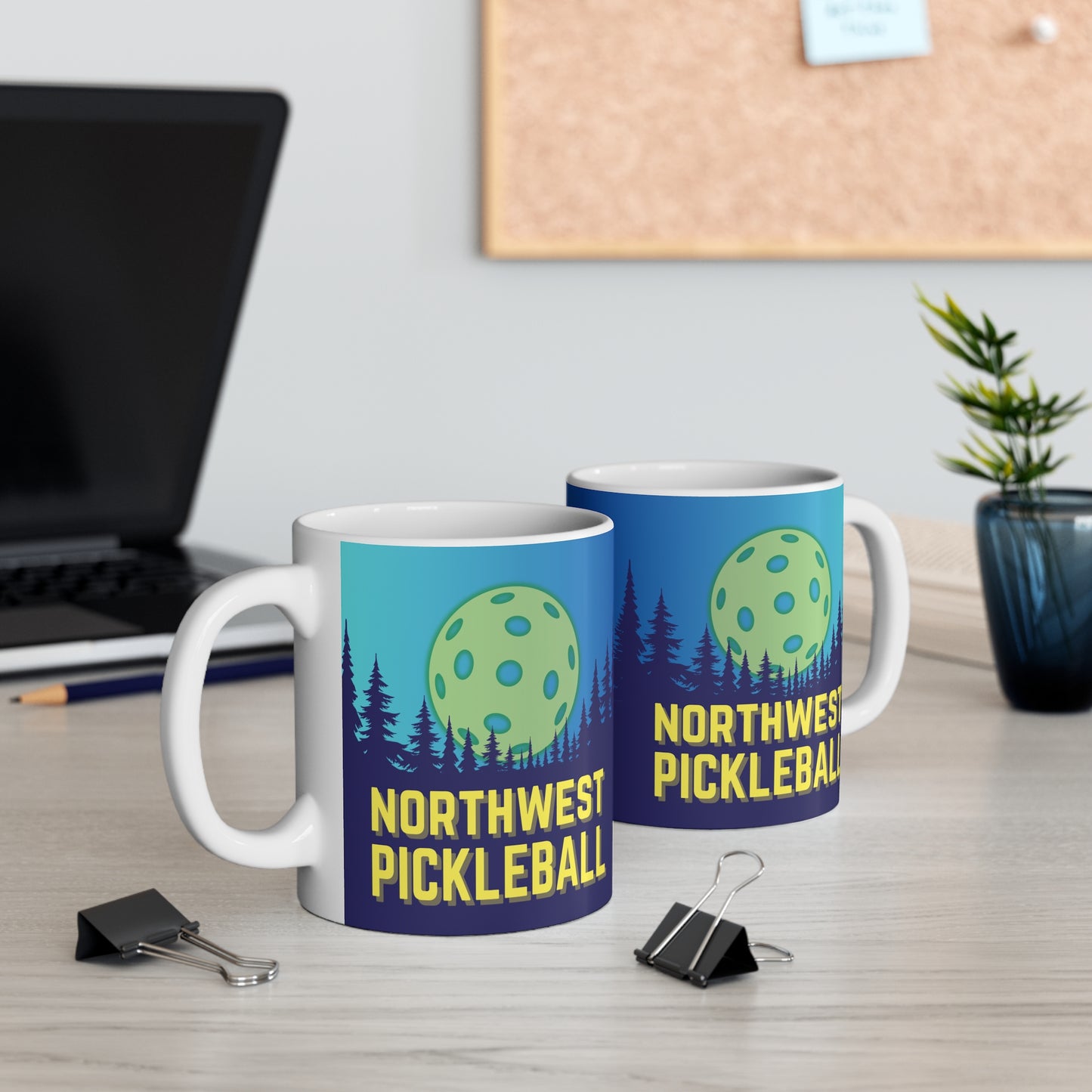 Northwest Pickleball Coffee Mug - Oregon Washington pickleballer mug cup