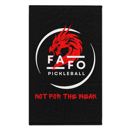 FAFO Pickleballs Towel - Savage Banger pickleball player sports rally kitchen bathroom towel