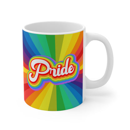 Pride Rainbow Coffee Mug - Cup ceramic Mug LGTBQ