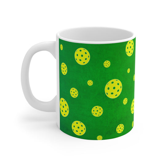 Pickleball in Space Coffee Mug - Pickleballer mug cup ceramic