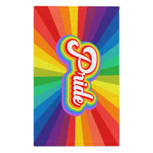 Pride Pickleball Towel - pickleball player sports rally kitchen bathroom towel