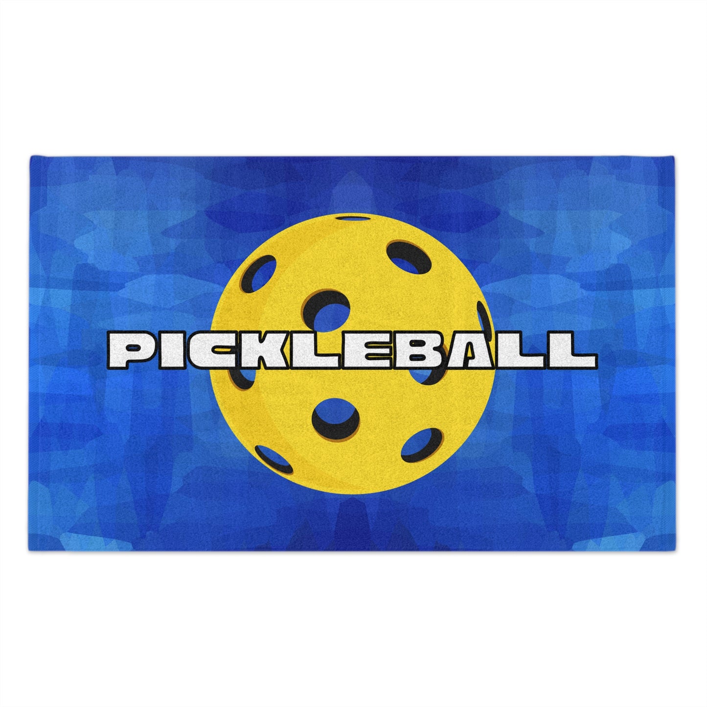 Cosmic Pickleball Towel - pickleball player sports rally kitchen bathroom towel