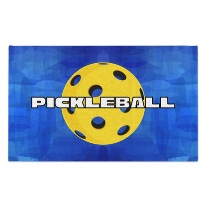 Cosmic Pickleball Towel - pickleball player sports rally kitchen bathroom towel