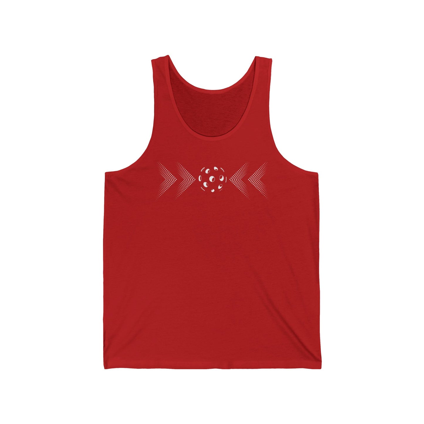 Modern Pickleball Tank Top style - Unisex style to wear on and off the court-gift or court apparel-dark image