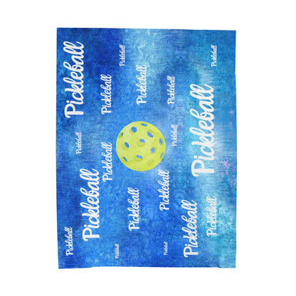 Plush Blanket - Pickleball Design, Small to Extra Large sizes - Gift for Home | the court is calling and I must go style