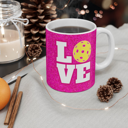 Love Pickleball Mug - Pickleball coffee mug cup for Pickleball players