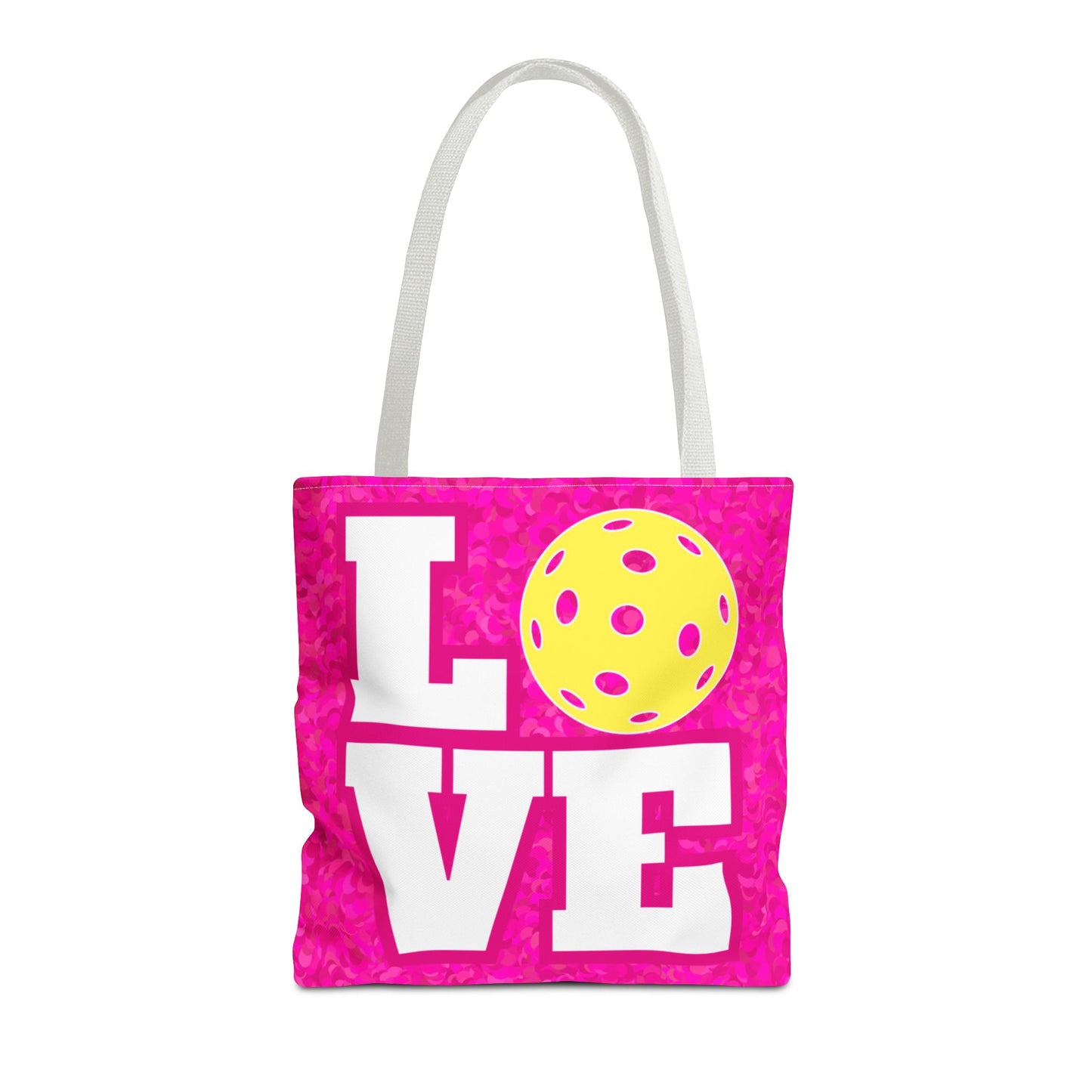 Love Pickleball Tote Bag - Pickleball shopping gear bag