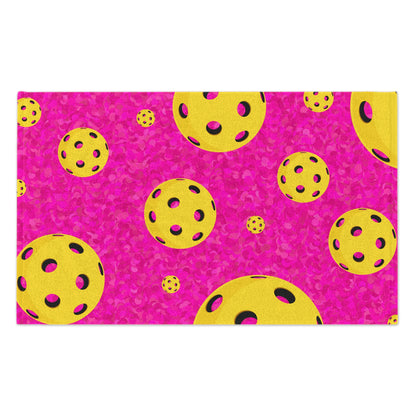 Galaxy Pink Pickleball Rally Towel - court, kitchen, bathroom towel for Pickleball player