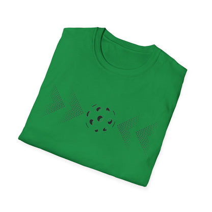 Modern Pickleball T-Shirt on or off the court-Unisex style and extra softness for ease wear-gift or court apparel-dark image