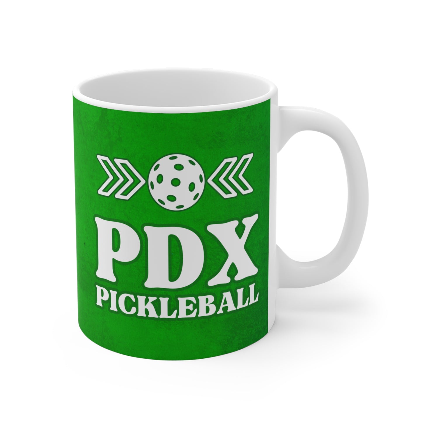 PDX Pickleball Green Mug - Portland Oregon cup mug pickleballer