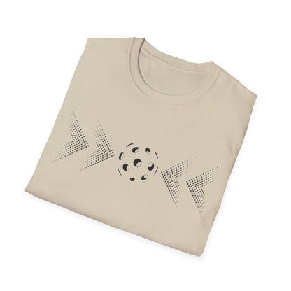 Modern Pickleball T-Shirt on or off the court-Unisex style and extra softness for ease wear-gift or court apparel-dark image